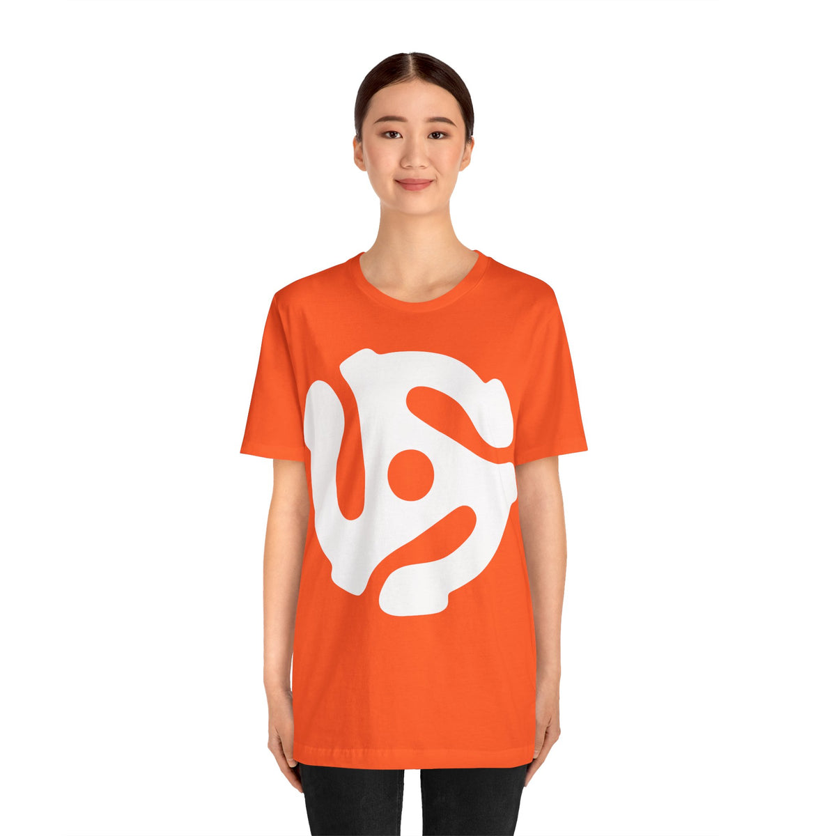 45rpm Record Adapter Large White