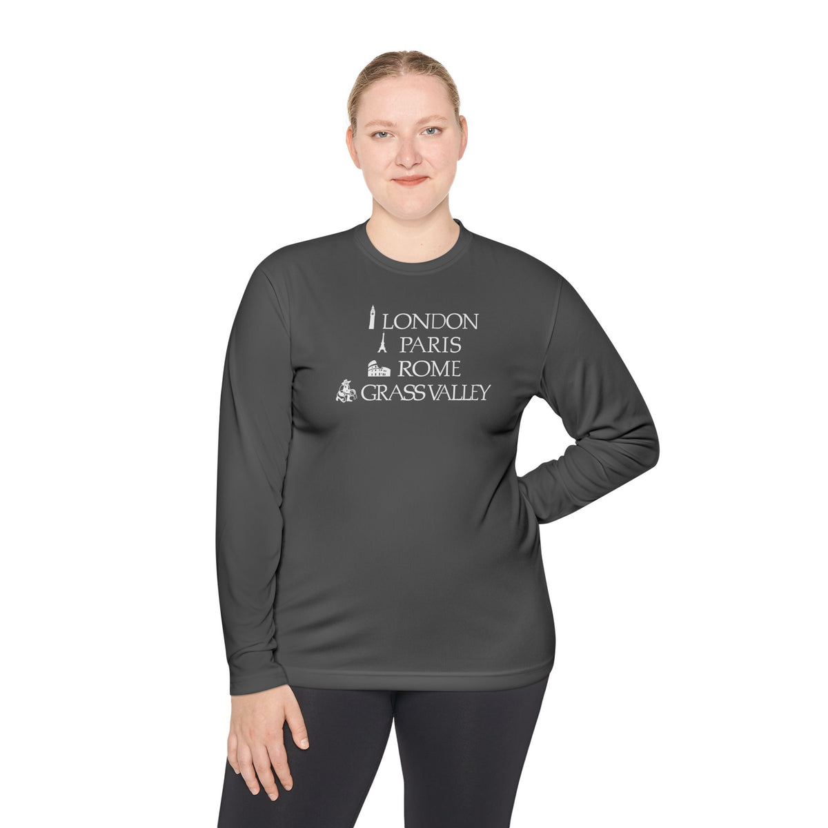 London Paris Rome Grass Valley Long Sleeve Tee v2