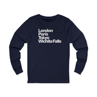 London Paris Tokyo Wichita Falls Long Sleeve TShirt