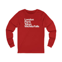 London Paris Tokyo Wichita Falls Long Sleeve TShirt