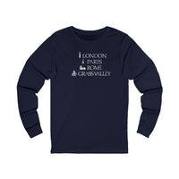 London Paris Rome Grass Valley Long Sleeve Tee