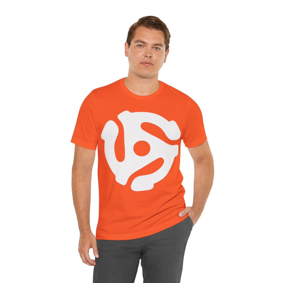 45rpm Record Adapter Large White