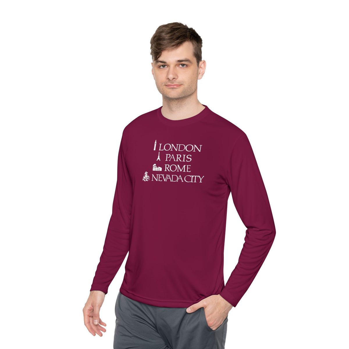 London Paris Rome Nevada City Long Sleeve Tee v2