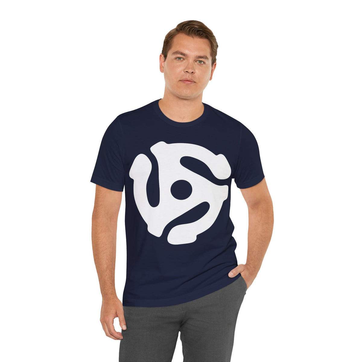 45rpm Record Adapter Large White