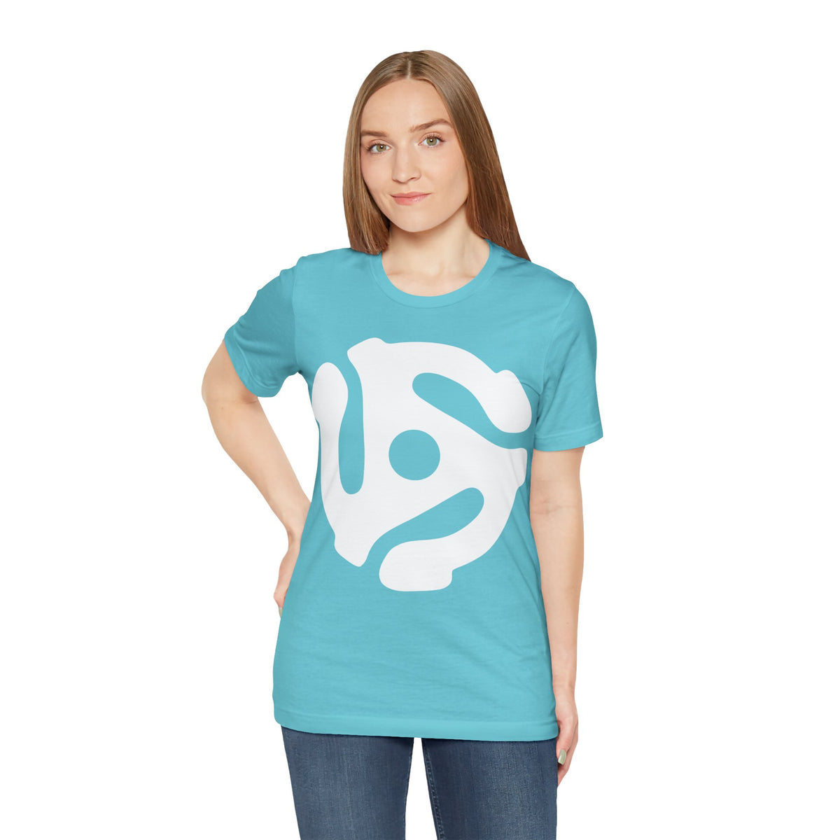 45rpm Record Adapter Large White