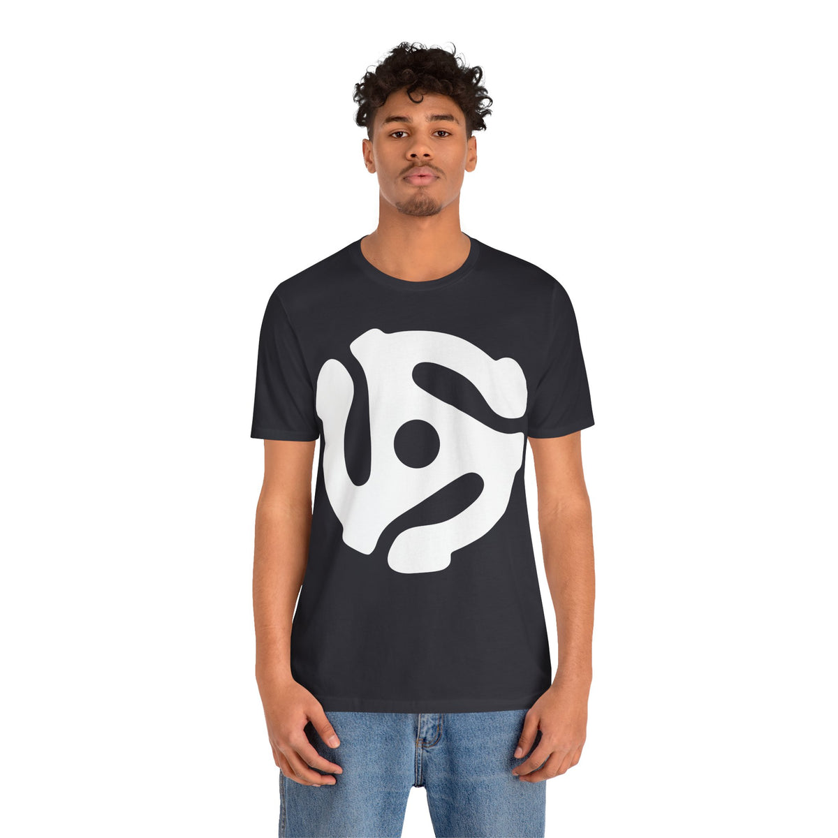 45rpm Record Adapter Large White