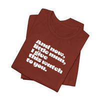 And now little man I give this watch to you