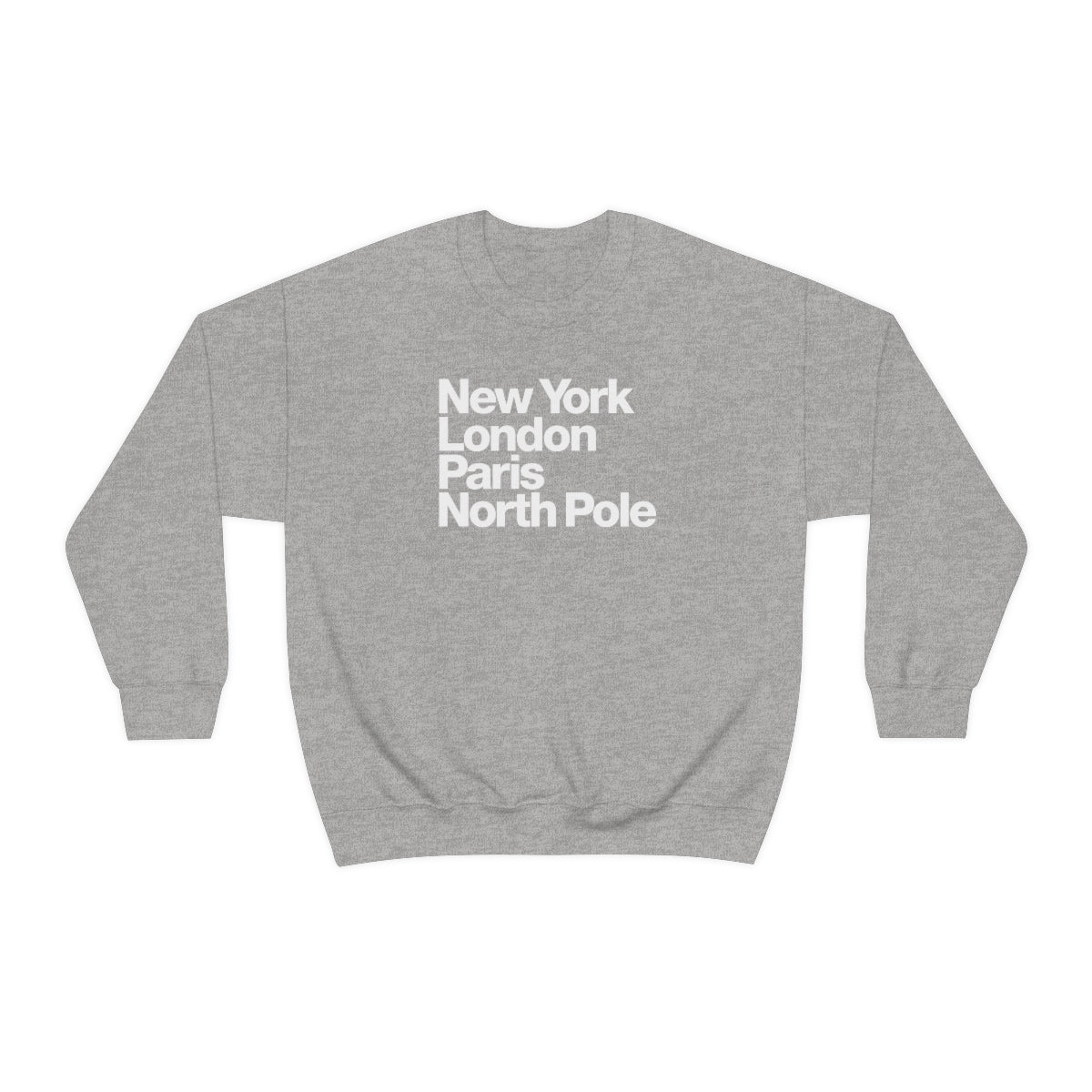 North Pole Adult Sweatshirt