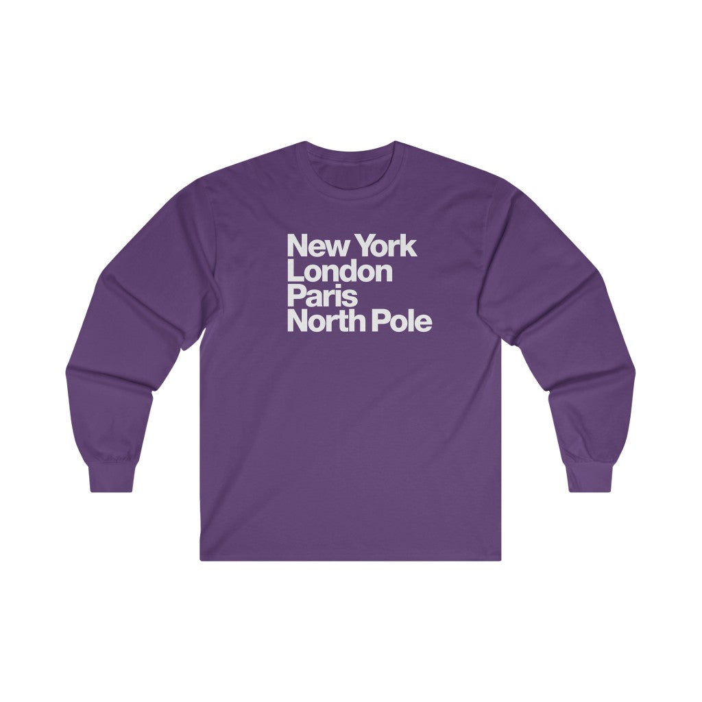 North Pole Adult Long Sleeve