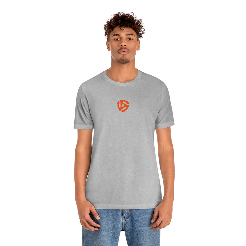 45rpm Record Adapter Small Orange