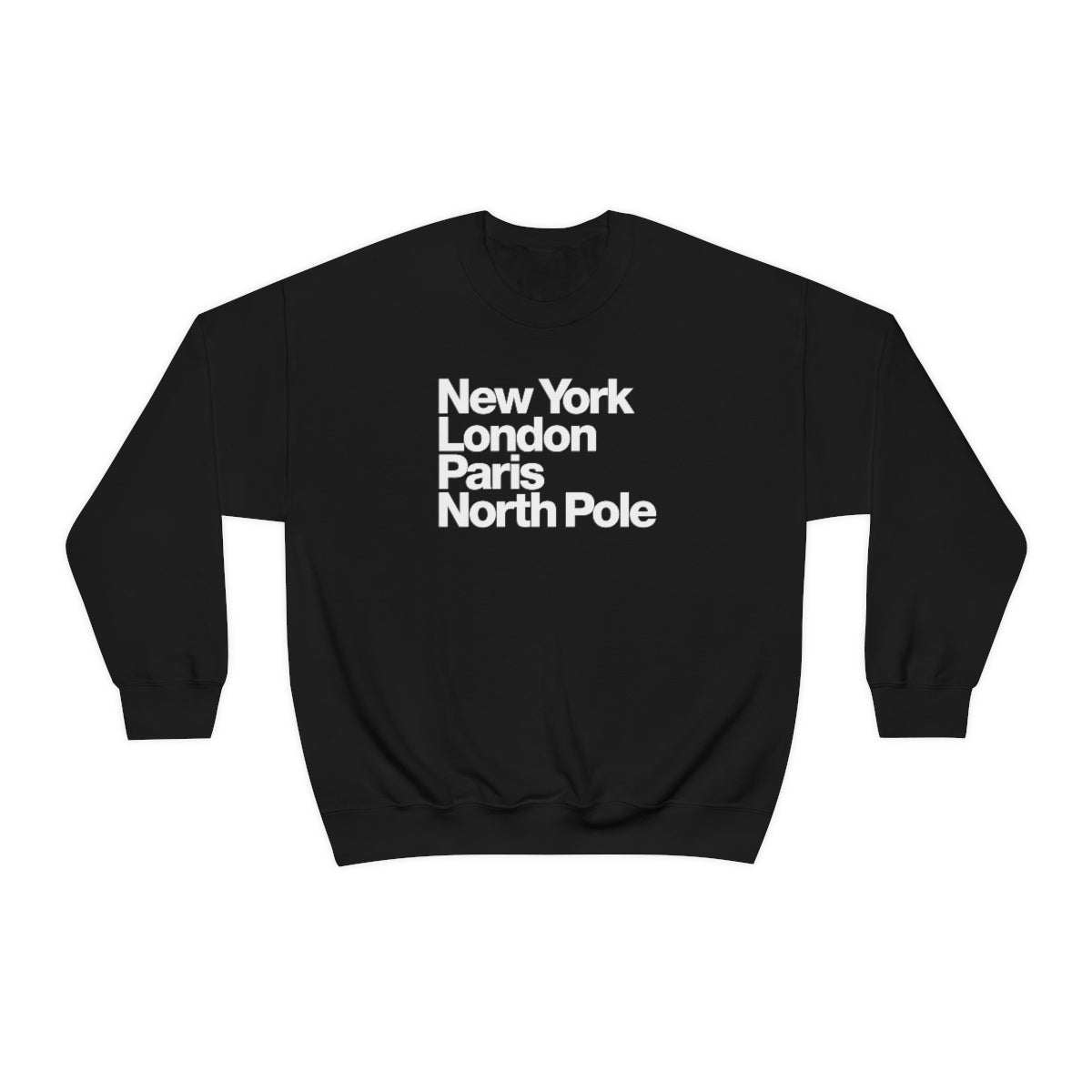 North Pole Adult Sweatshirt