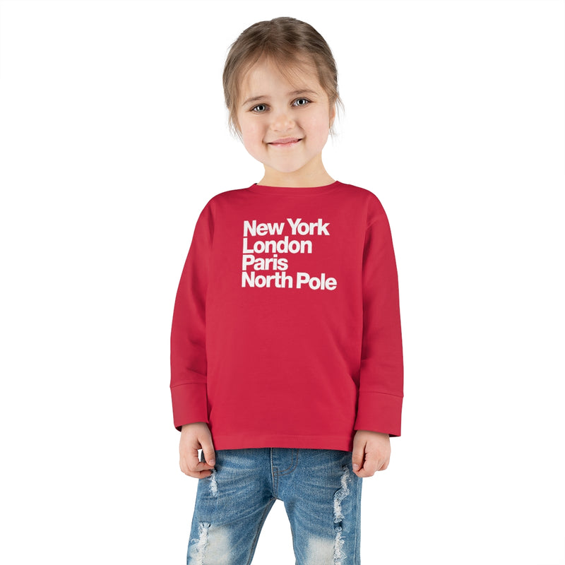 North Pole Toddler Long Sleeve