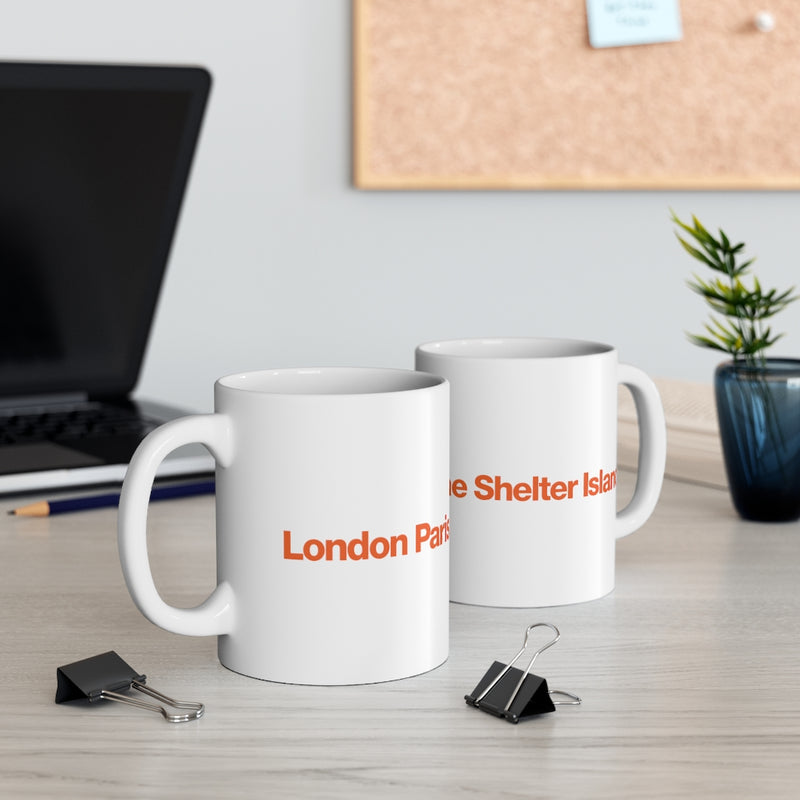 Shelter Island Mug Single • Orange