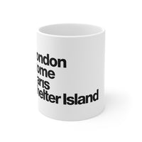 Shelter Island Mug • Black on White