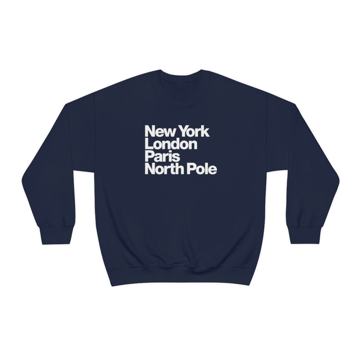 North Pole Adult Sweatshirt