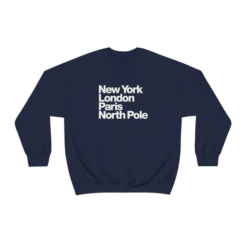 North Pole Adult Sweatshirt