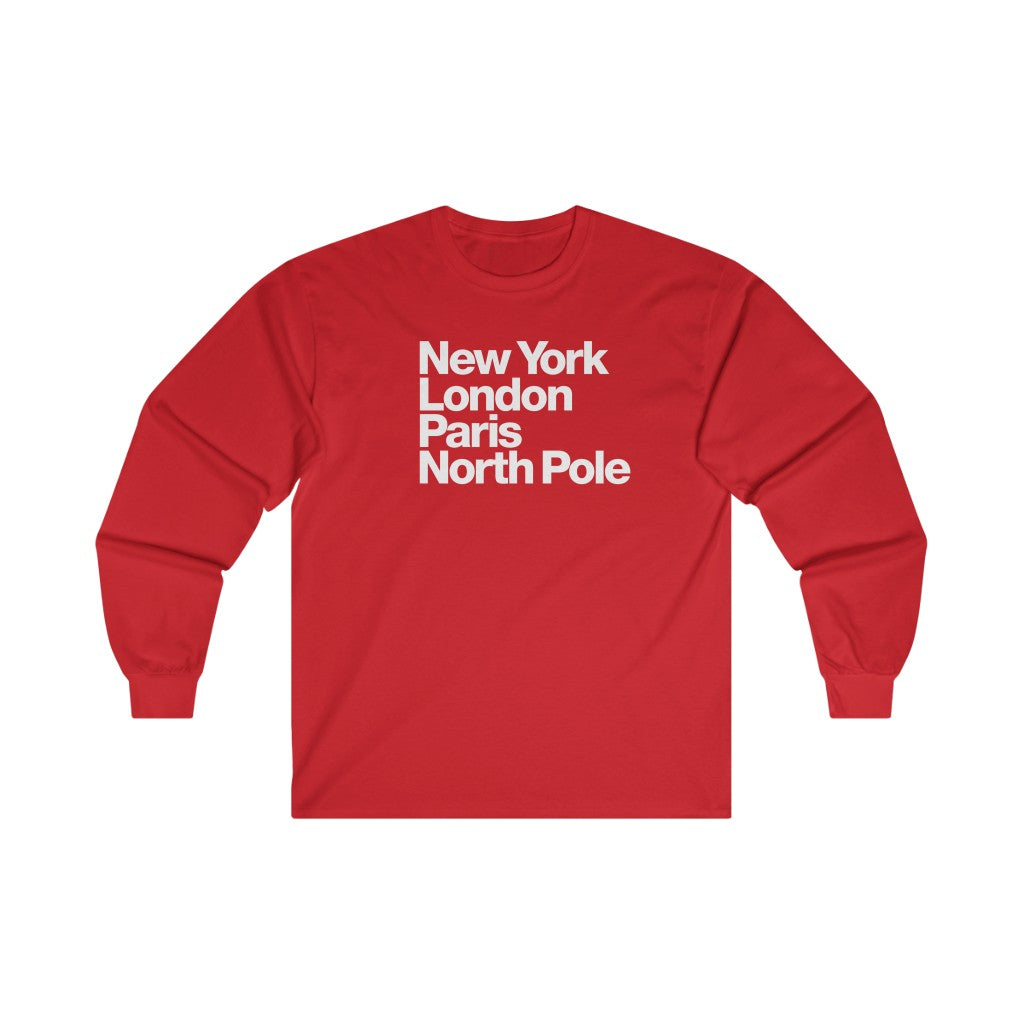 North Pole Adult Long Sleeve